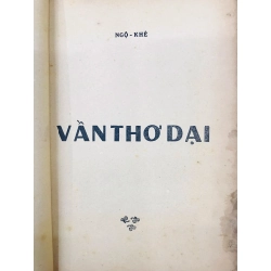 Văn Thơ Dại - Ngộ Khê 126226