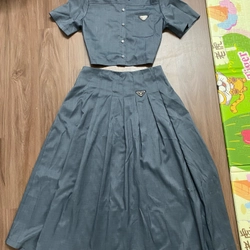 Set váy áo Prada sz L