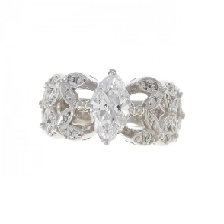 Nhẫn kim cương PT900 1.029CT D SI2 cắt Marquise - Hàng hiệu Authentic 874009