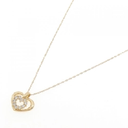 K18YG Dây chuyền kim cương hình trái tim 0.30CT - Hàng hiệu Chính hãng 861028