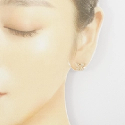 Bông tai kim cương K18YG hình bướm 0.02CT - Hàng hiệu chính hãng 870352