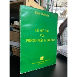 Các quy tắc của phương pháp xã hội học - Emile Durkheim