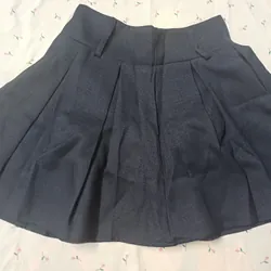 SET ĐỒ DẠ NỮ (ÁO, VÁY, THẮT LƯNG) - XANH THAN 739901