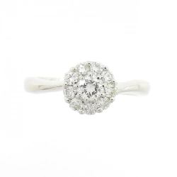 Nhẫn kim cương hoa PT900 0.50CT 666227