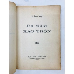 Ba Năm Xáo Trộn - Lý Chánh Trung 129736