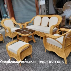 Bàn ghế sofa mây phòng khách cao cấp 574852