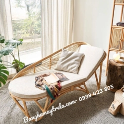 Ghế mây dài nằm thư giãn lưng cong 527877