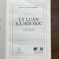 Lý luận xã hội học - Jean-Claude Passeron 933683