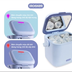 Máy tiệt trùng bình sữa mini chính hãng Irocker 363476