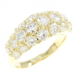 Nhẫn kim cương Pavé K18YG 2.00CT