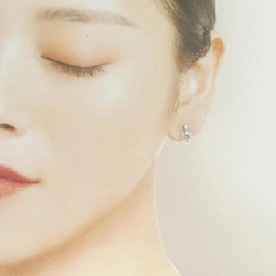 K18WG Bông tai kim cương 0.08CT - Hàng hiệu Chính hãng 867816