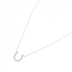 K18WG Mặt dây chuyền hình móng ngựa kim cương 0.11CT - Hàng hiệu Chính hãng 859963