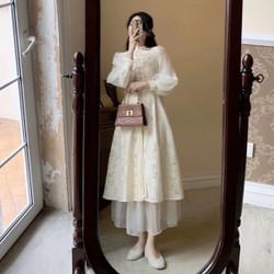Set áo dài sườn xám cách tân thanh lịch tiểu thư công chúa size s 80023
