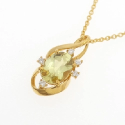 K24YG Chrysoberyl Necklace 0.84CT - Hàng hiệu Authentic 859077