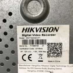 Đầu camera hikvision DS-7104HGHI-F1 cũ không ở cứng không phụ kiện vẫn đang chạy ầm ầm 776697