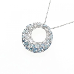 K18WG Dây chuyền kim cương 0.40CT - Hàng hiệu Chính hãng 858272