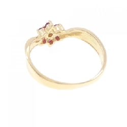 Nhẫn Ruby Hoa K18YG 0.23CT - Hàng hiệu Chính hãng 853039