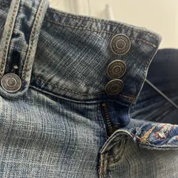 Quần jean Alex- nữ lưng trễ ống rộng 56- lưng 70-dài 90.Hàng xách tay từ Mỹ. Chưa sử dụng 565185