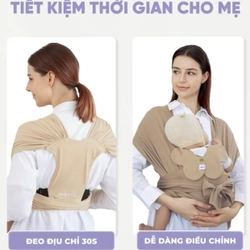 Địu vải Jumysie trợ lực cho bé sơ sinh đến 18 tháng 401157