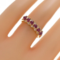 Nhẫn Ruby K18YG 0.90CT - Hàng hiệu Chính hãng 853345