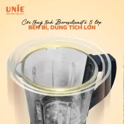 Máy làm sữa hạt UNIE VX dung tích 1.75L, 14 chức năng nấu, chống trào tối đa 574429
