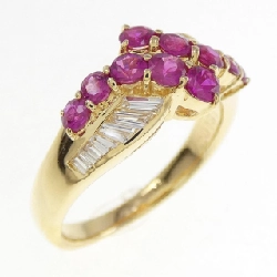 Nhẫn Ruby K18YG 0.91CT