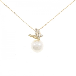 K18YG Ngọc trai Akoya Dây chuyền 7.9mm - Hàng hiệu Chính hãng