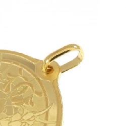 999.9YG(枠) Đồng xu Mặt dây chuyền - Hàng hiệu Authentic 864337