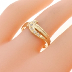 Nhẫn kim cương K18YG - Hàng hiệu Authentic 849004