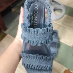 Giày đế bằng nữ - xanh denim - chính hãng + Đã mang 2 lần, mới 90% 779181