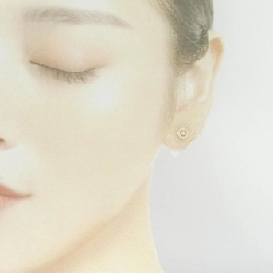 K18YG Bông tai kim cương 0.20CT - Hàng hiệu Chính hãng 870198