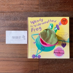 Sách rối tay Wendy the Wide-Mouthed Frog, Used, bồi cứng khổ lớn, 0-3t