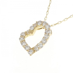 K18YG Dây chuyền kim cương hình trái tim 0.20CT - Hàng hiệu Chính hãng 863288