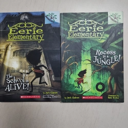 Combo 2 quyển truyện Eerie Elementary của Jack Chabert mới 90%