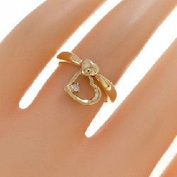 Nhẫn kim cương hình trái tim K18YG 0.02CT - Hàng hiệu Chính hãng 855196