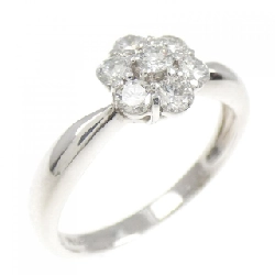 Nhẫn kim cương hoa PT900 0.50CT - Hàng hiệu Authentic