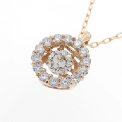 K18PG Dây chuyền kim cương 0.32CT - Hàng hiệu Authentic 861689