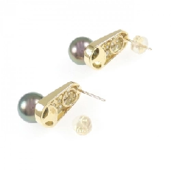 Bông tai ngọc trai đen K18YG 9.3mm - Hàng hiệu chính hãng 862865