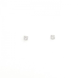 K10WG Solitaire Bông tai Kim cương 0.10CT - Hàng hiệu Chính hãng