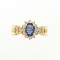 Nhẫn Sapphire K18YG 0.64CT - Hàng hiệu Chính hãng 854831