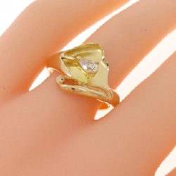 Nhẫn kim cương hoa K18YG 0.22CT - Hàng hiệu Authentic 853770