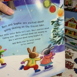 Sách tranh Bella Gets Her Skates On, Used, Bìa Xấu, Picture Book For Kids, Quà tặng Mori 357418