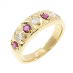 Nhẫn Ruby K18YG 0.28CT - Hàng hiệu Chính hãng