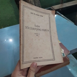 LUẬN TỐI THƯỢNG THỪA - DỊCH: THANH TỪ