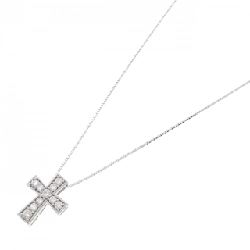 K18WG Dây chuyền kim cương chéo 0.55CT - Hàng hiệu chính hãng 862489