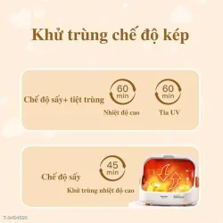 MÁY TIỆT TRÙNG VÀ SẤY KHÔ BÌNH SỮA UV MOREFAST DUNG TÍCH LỚN, TIỆT TRÙNG  1029839