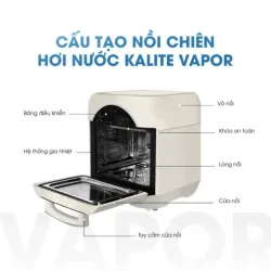 Nồi chiên hơi nước Kalite Vapor 4in1, 9 chế độ nấu tự động 588974