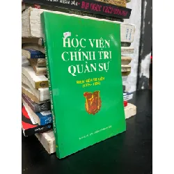 Học viện chính trị quân sự: biên niên sự kiện (1975-1996) 722401