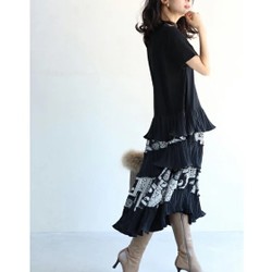 Váy maxi phối hoa văn. Size M- mới 98% 191133