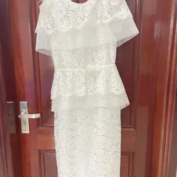 Váy Ren trắng 624111